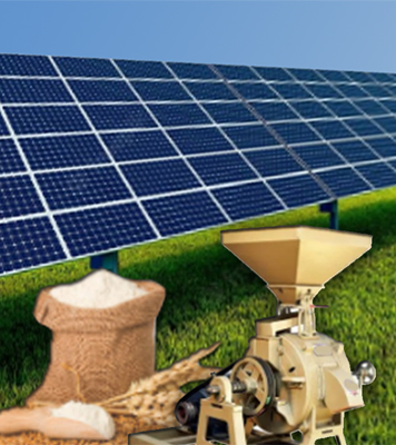 Solar Atta Chakki System Installation